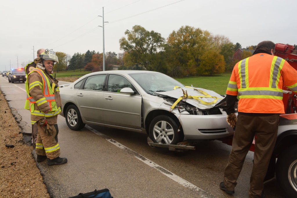 Crash in town of Lodi